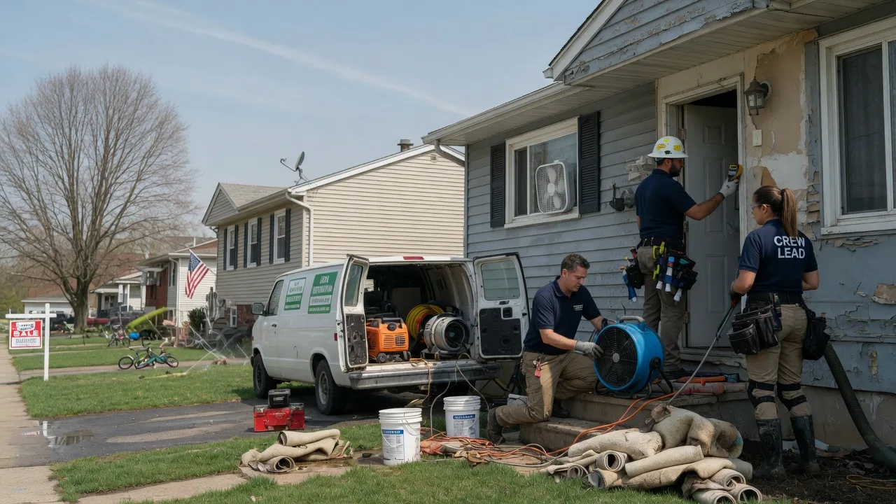 Flood Cleanup in Highland Park, MI near me